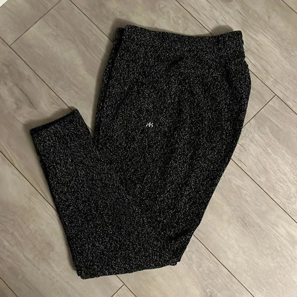 Black Pull On Lounge Pant, Size  L